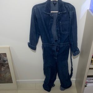 Gap denim jumpsuit